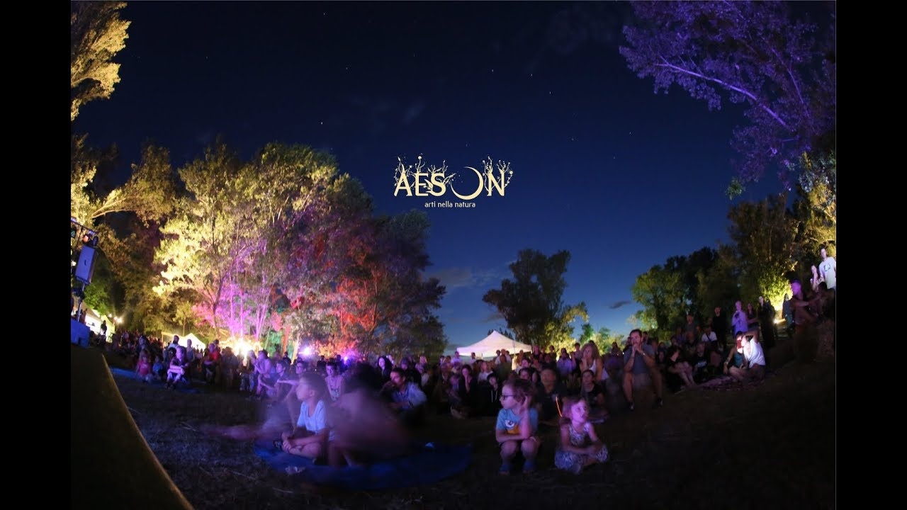 AESON festival night performance with audience