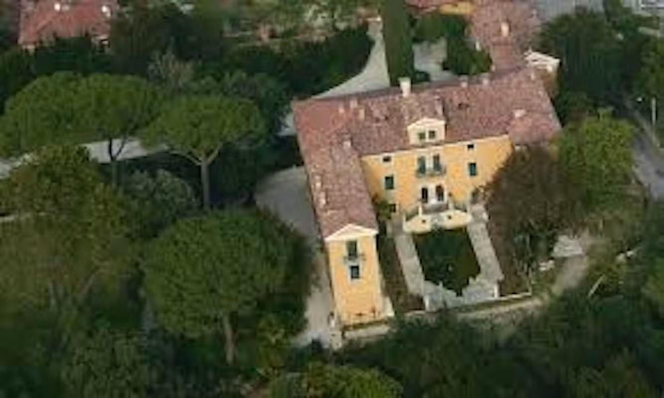Aerial view of Palazzo Coronini