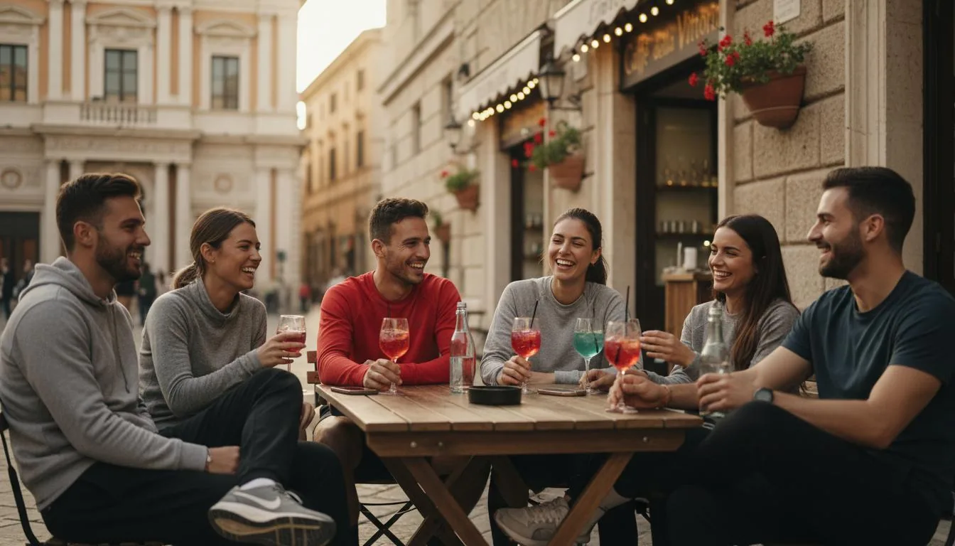 BeWell Run Club members enjoying post-run social time together