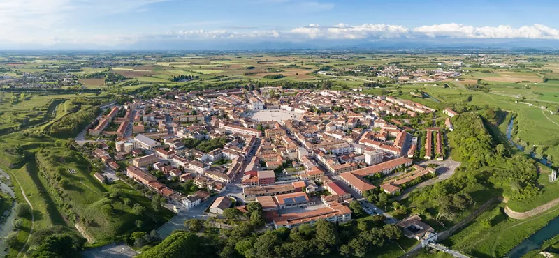 Aerial view of Aquileia