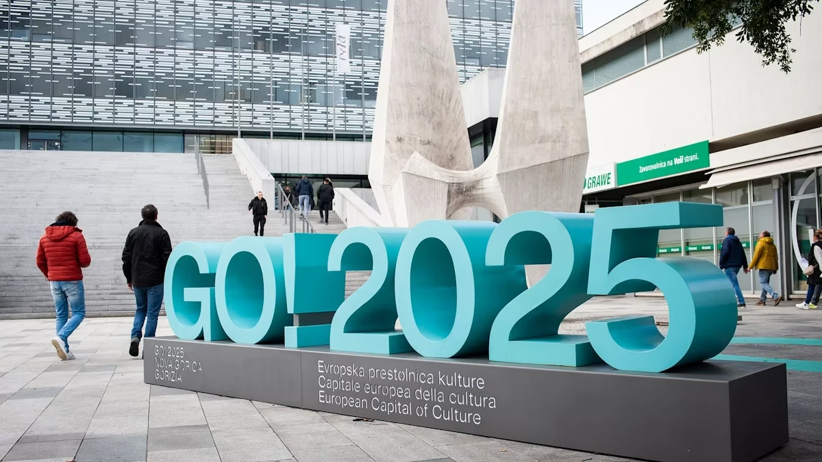 GO! 2025 European Capital of Culture installation in Nova Gorica