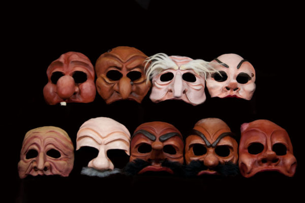 Commedia dell'arte masks