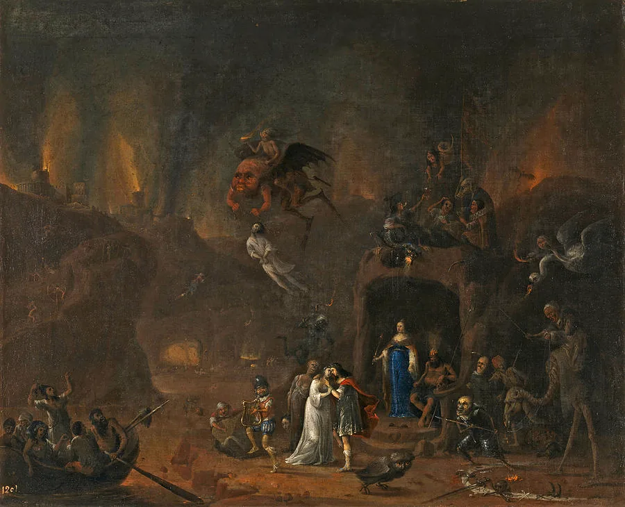 Orpheus and Eurydice in the Underworld — by Pieter Fris