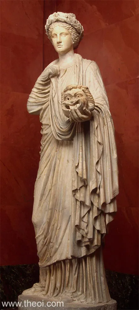 Thalia, Muse of Comedy — ancient sculpture