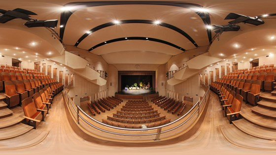 Interior of Teatro Comunale Giuseppe Verdi in Gorizia
