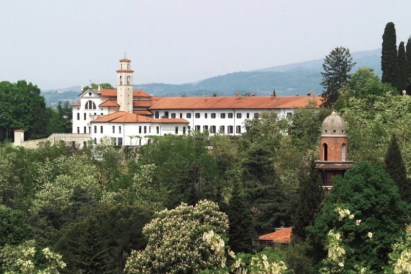 Architectural details of Kostanjevica Monastery