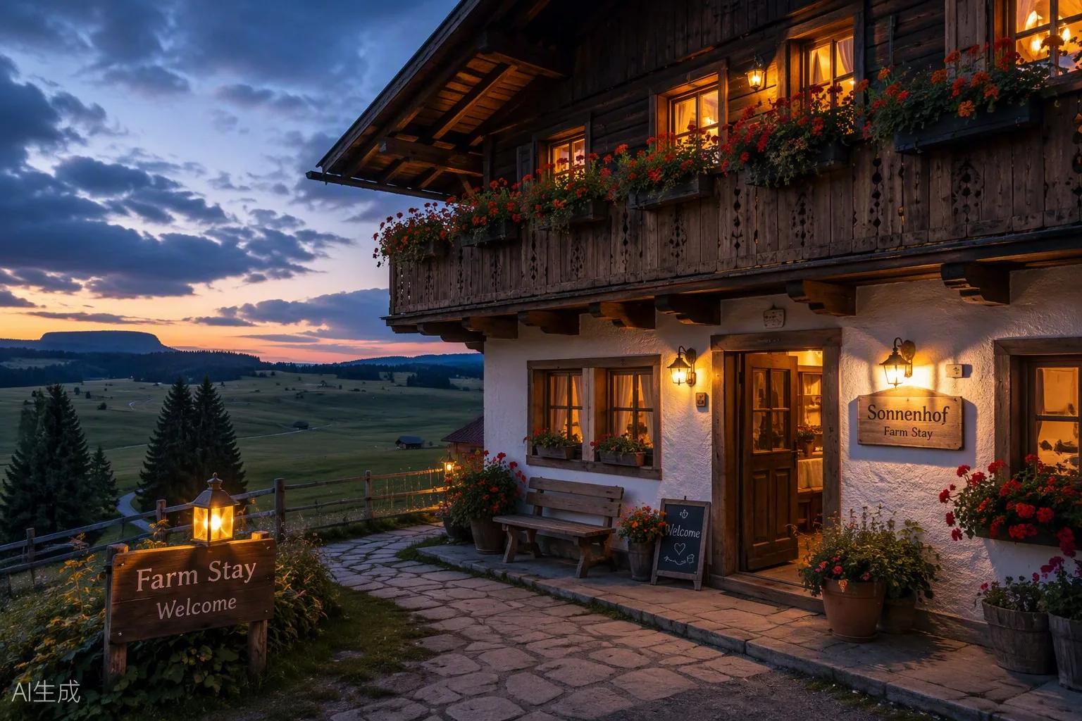 Plateau farm stay