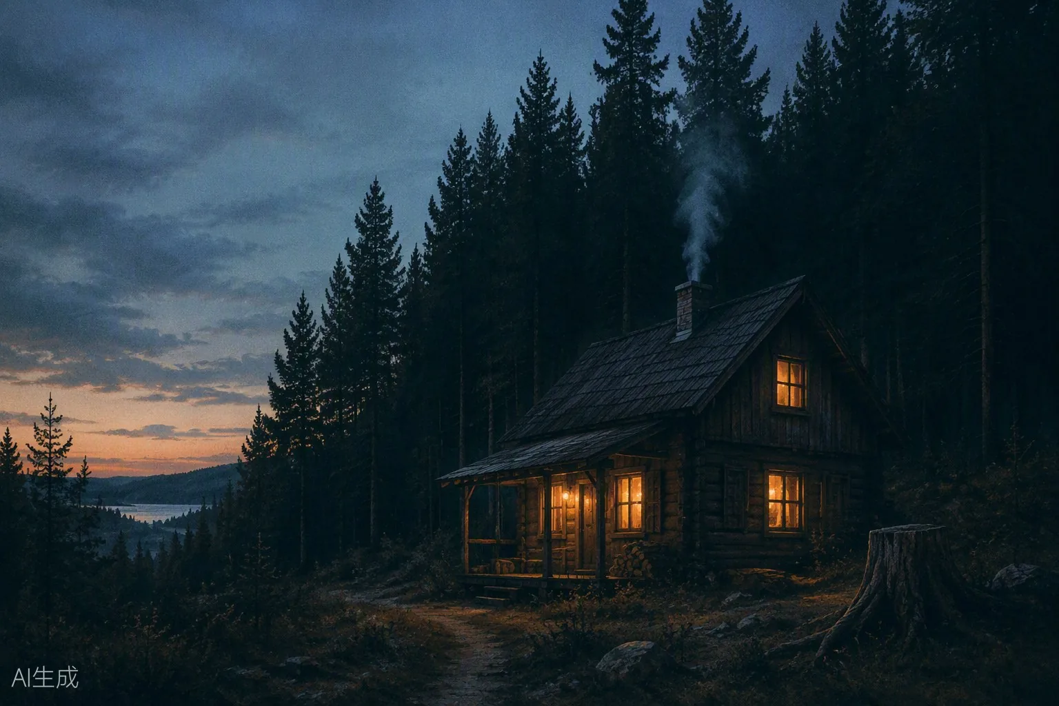 Forest cabin