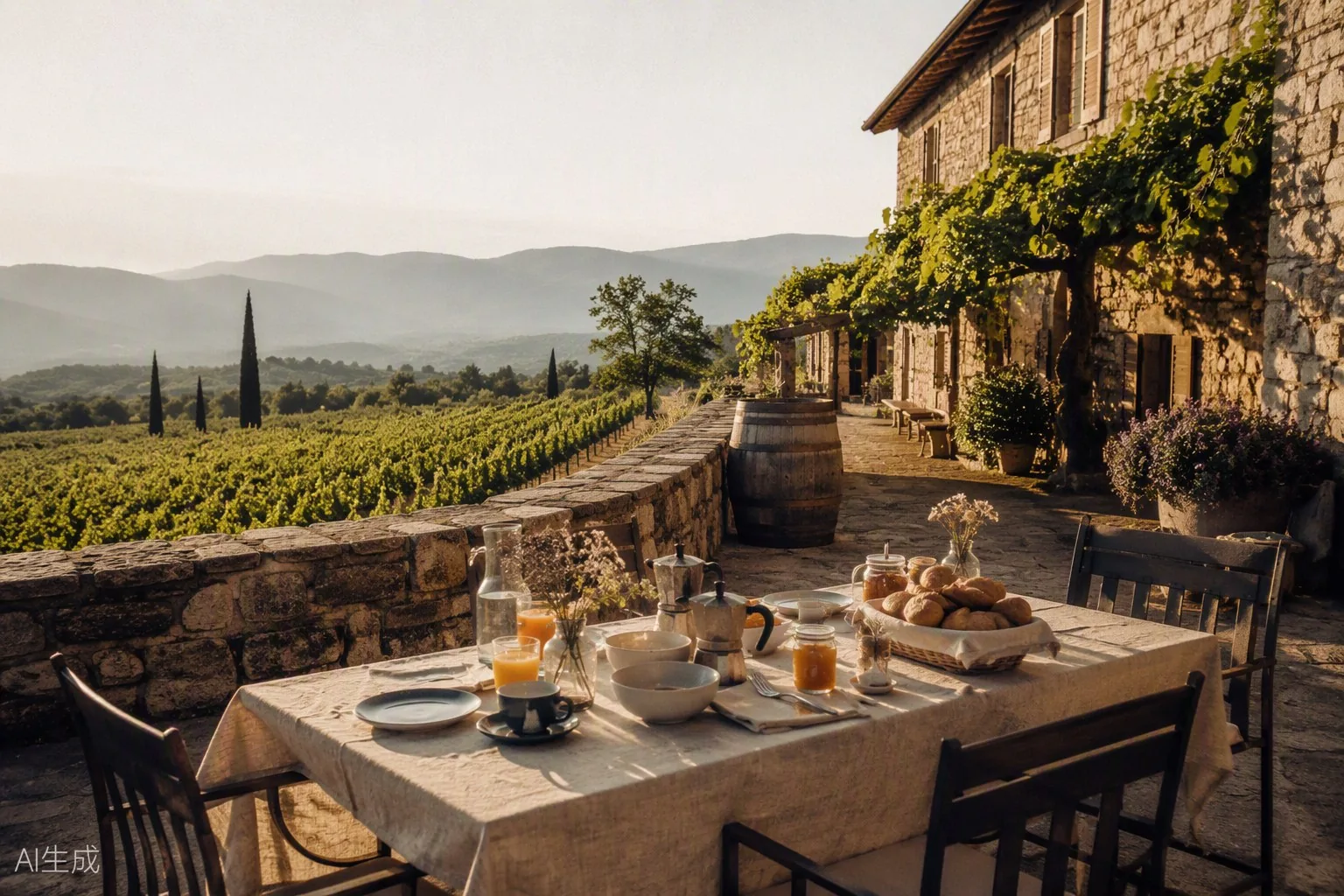 Wine estate stay